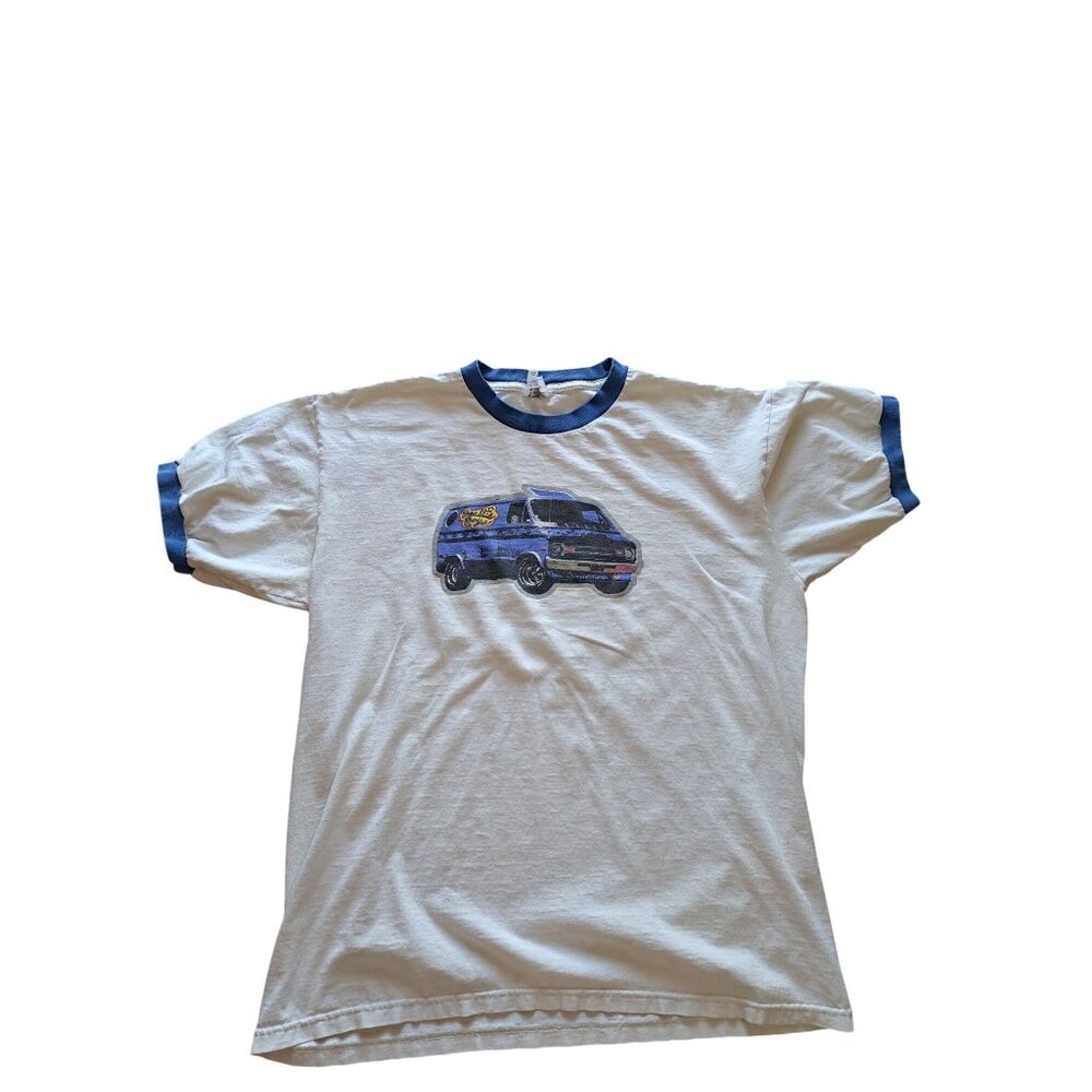 Vintage Beastie Boys Graphic Ringer T-Shirt XL Rock Band Anvil Men's Grunge - Picture 1 of 11